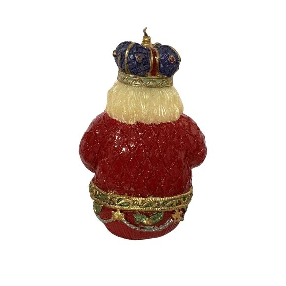 Santa Candle Christmas Holiday Russian Priest Vintage Twos Company 7.5" x 5" - Picture 5 of 7